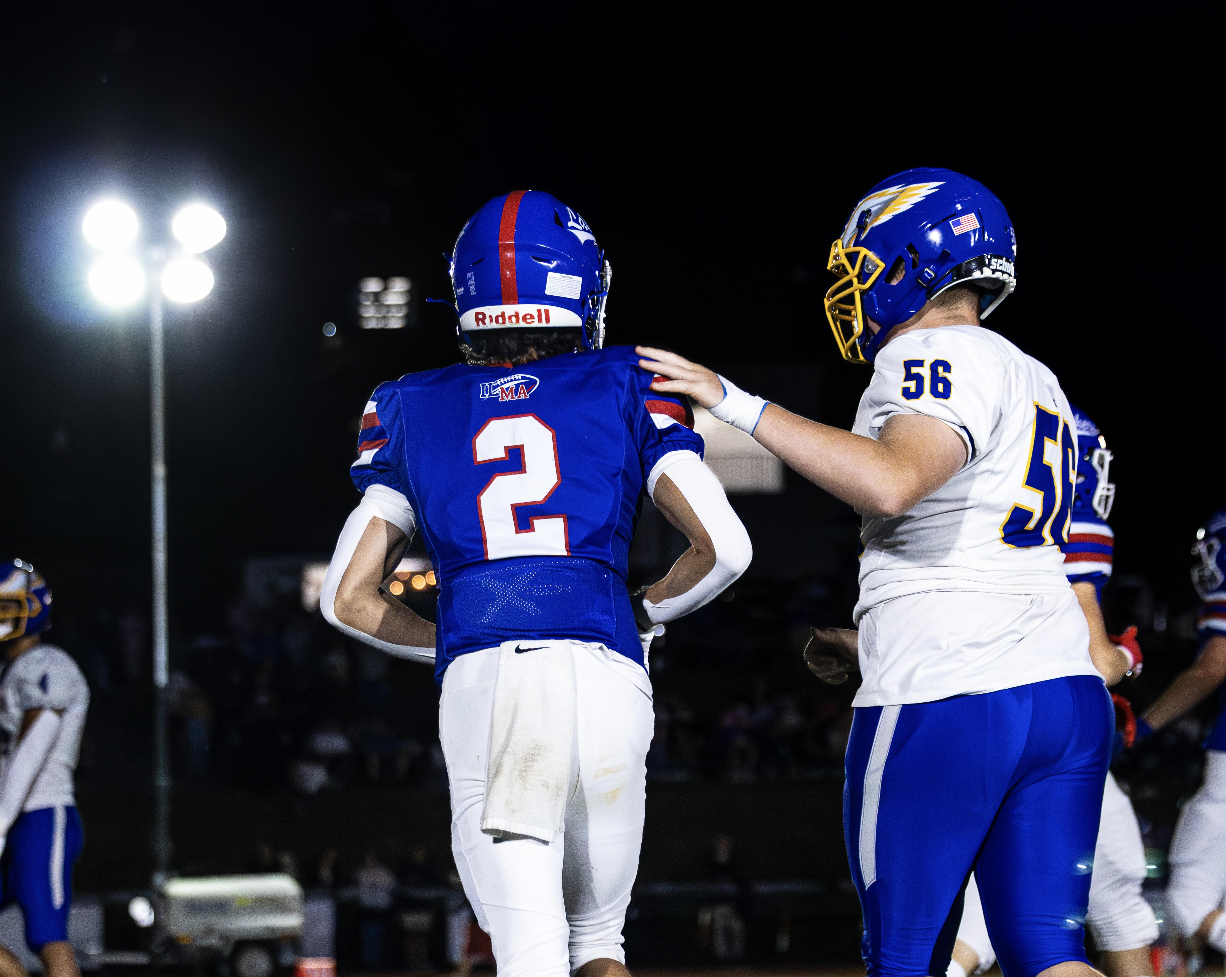 Mekhi as football team captain